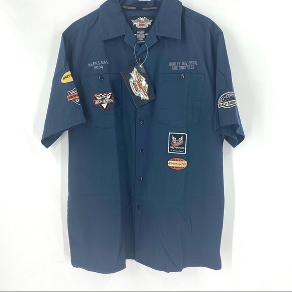 Harley-Davidson Workshirt VTG Biker Bash 2004 NWT - Picture 1 of 10